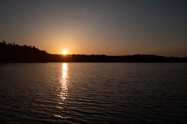 Der Stiernsee im Sonnenuntergang